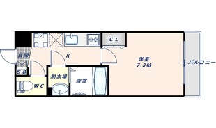 フォレ長堀通南の物件間取画像